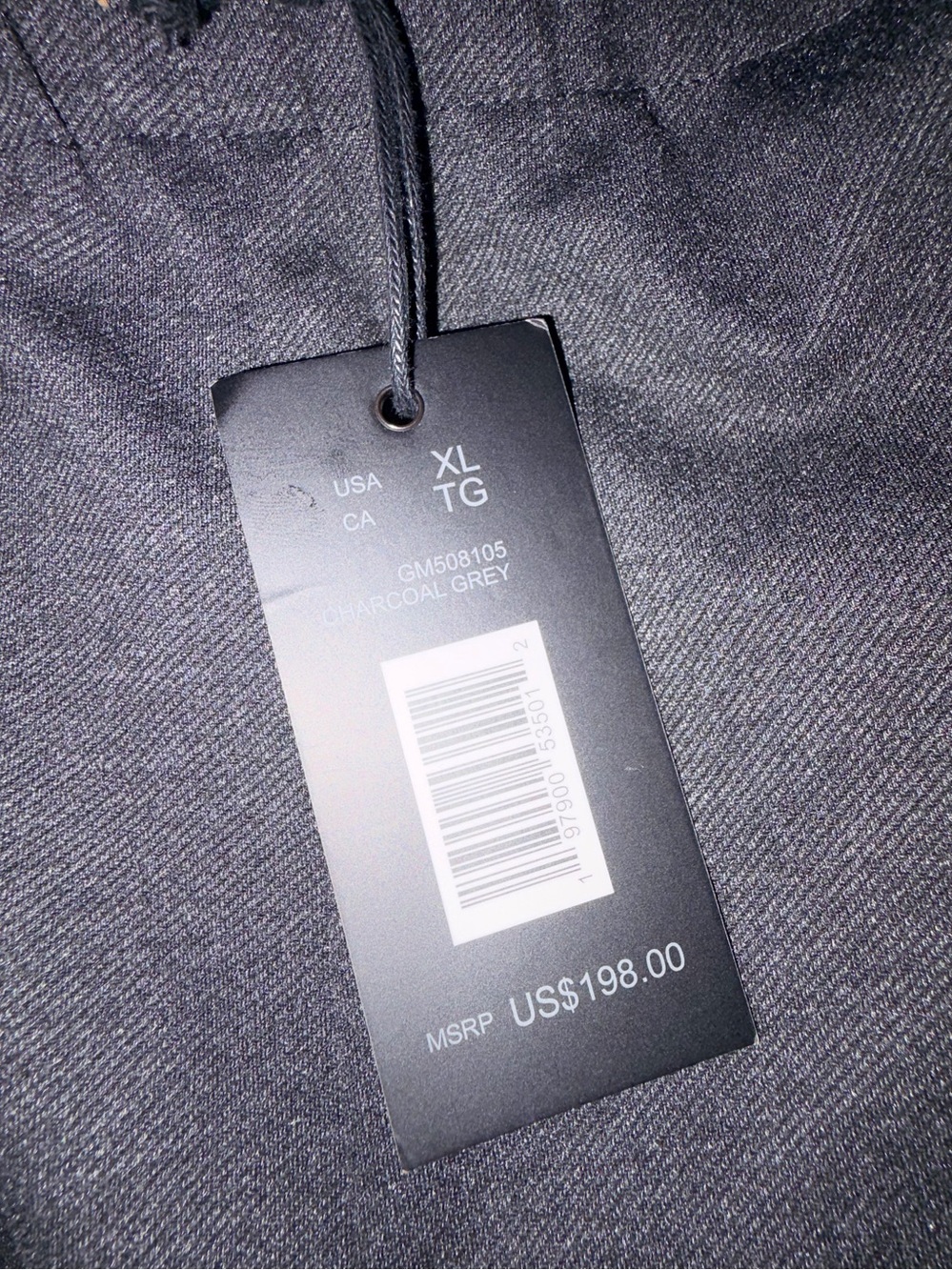 Magaschoni charcoal grey Wide-Leg Dressup Pants XL-NWT - Picture 7 of 9